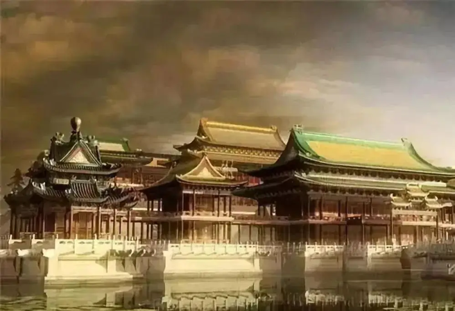 未遭破壞前的圓明園部份想像圖。（圖／搜狐網）