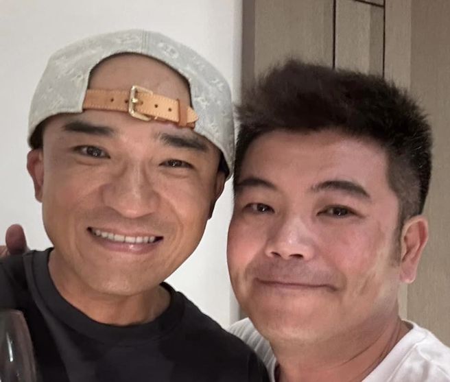 小马鼓励马国毕。（小马 倪子钧脸书）