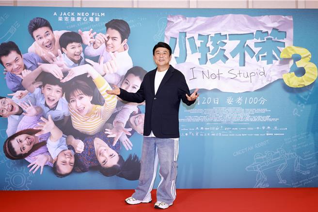 新加坡票房导演梁志强再度来台宣传新片。（华映娱乐提供）