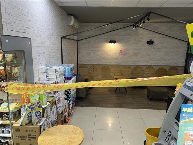 1名中年男性躺超商沙發，休假消防隊員入內察覺有異，上前查看，發現該名男子已無呼吸心跳，身上已有屍斑，檢方相驗初步認定死因疑為心臟衰竭。（民眾提供／葉靜美彰化傳真）