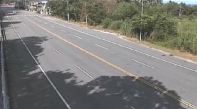 台9線蘇花公路崇德段過去只要到假期收假日下午，都能見到大批等待進入路廊的車龍，但今年中秋節受天災及沒有連假影響，車潮不如以往。（摘自公路局即時影像／羅亦晽花蓮傳真）