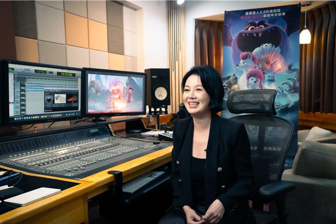 苗可丽首次献声电影，笑谈配音经歷。（原创娱乐提供）