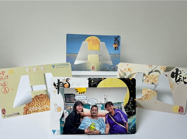 柳营奇美医院也在加护病房安排艺术活动，邀请病人与家属共同在柚子上作画。（柳营奇美医院提供／张毓翎台南传真）