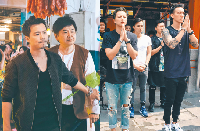 王阳明和小鬼因拍摄《角头》结为好友。（图／中时资料照）