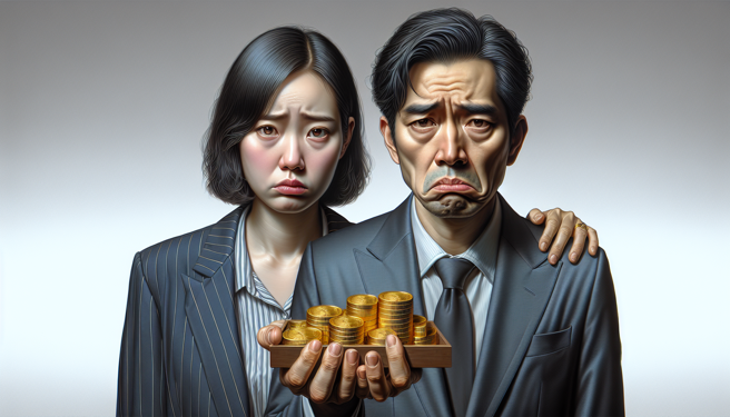 黄金价格飙涨，许多人想变现获利了结，却没注意到可能产生遗产税。（图／AI生成）