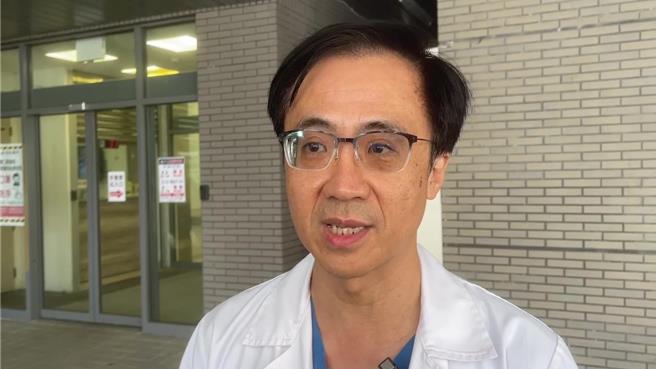 基督教医院医务部主任郭成兴。（蔡旻妤摄）