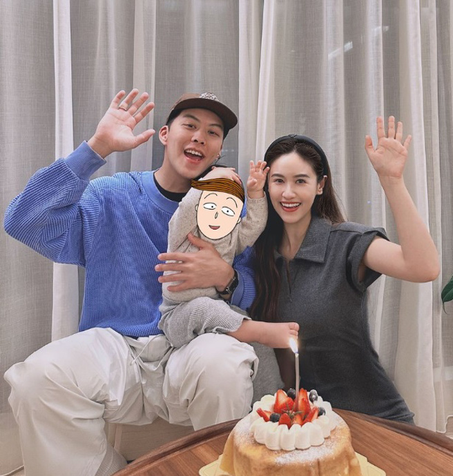 Sandy很惊讶能为儿子付出如此多爱。（图／sandywis  Instagram）