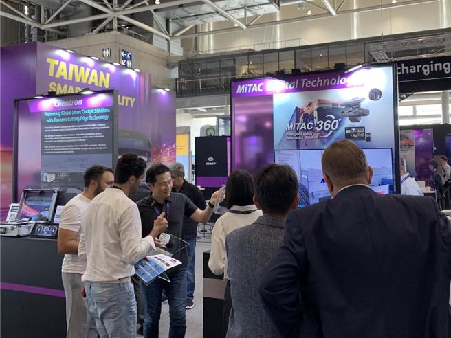 臺灣智慧車載首次亮相德國商用車展IAA，爭取國際合作機會。圖／貿協提供