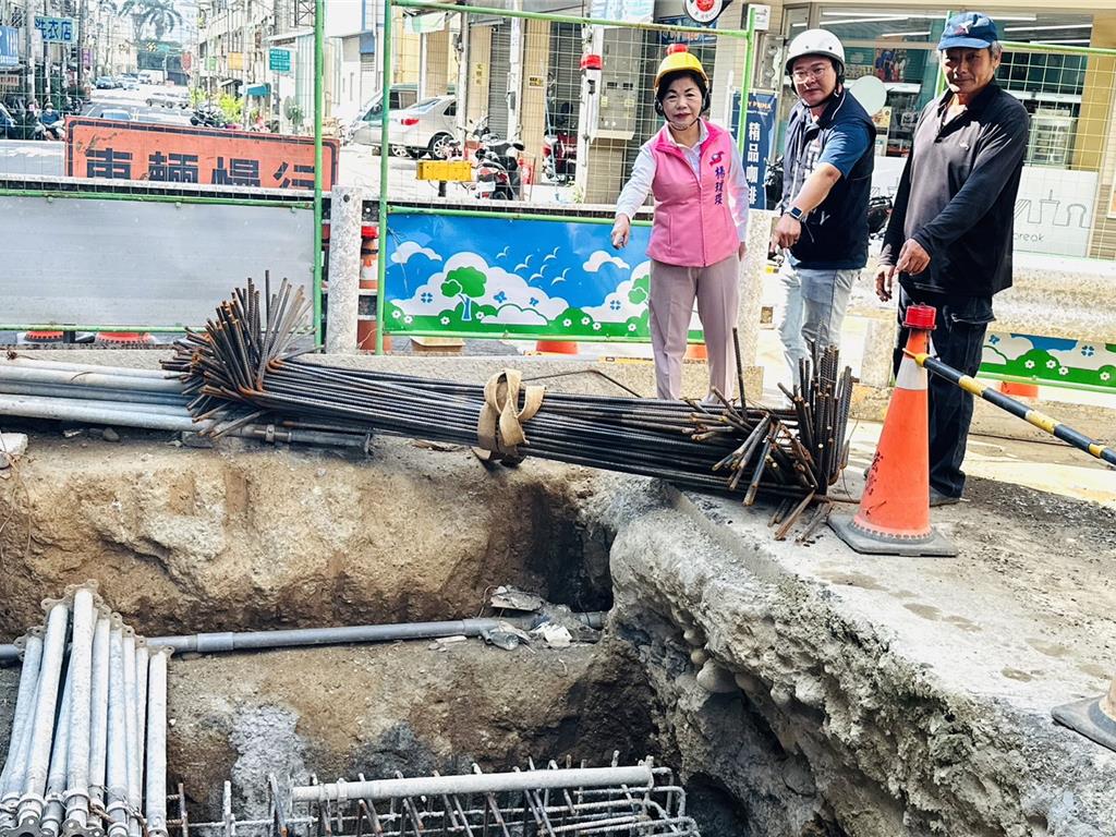 中市文雅里增雨水下水道解水患 計2025年4月完工