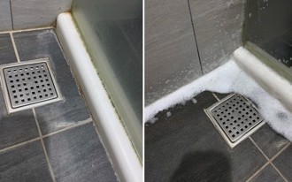 浴室矽利康整條發霉 她推爆1神物：3分鐘「免刷變潔白」
