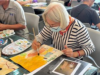 失而復得的經典！吳梅嶺《庭園一隅》90周年 嘉義開展