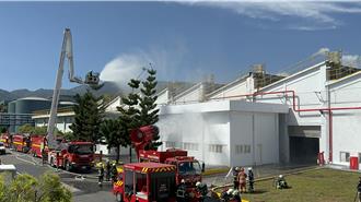 宜蘭防災演練亮點多 電動車火災搶救、機器人上陣