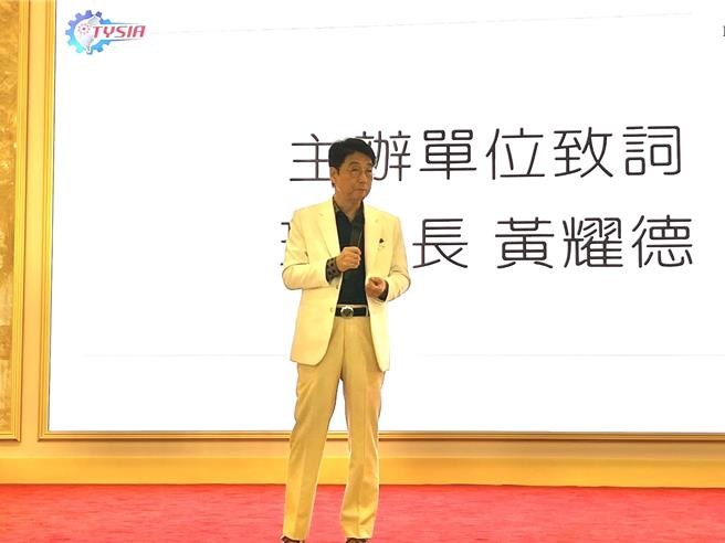 潭雅神協進會理事長黃耀德盼透過「台中市製造業產業精實計畫」，幫助在地企業在國際舞台上嶄露頭角。（讀者提供／張妍溱台中傳真）