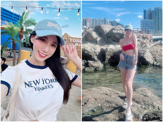 瑶瑶这两个月只有七天出国，其他日子都在家。（瑶瑶黄乔歆脸书）