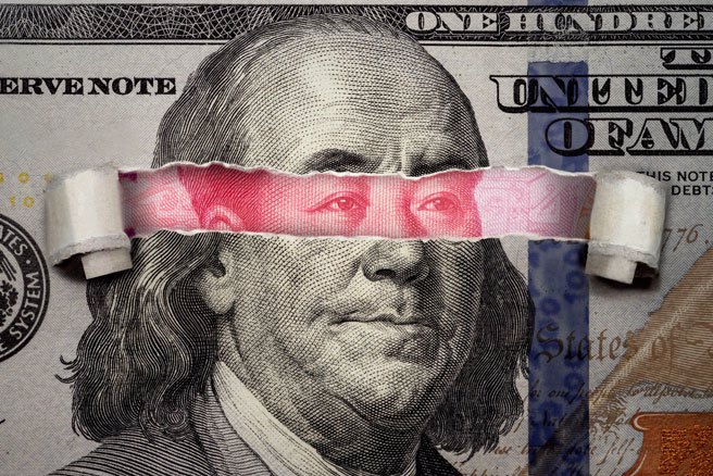 大陸7月減持美債37億美元。（示意圖:shutterstock/達志）