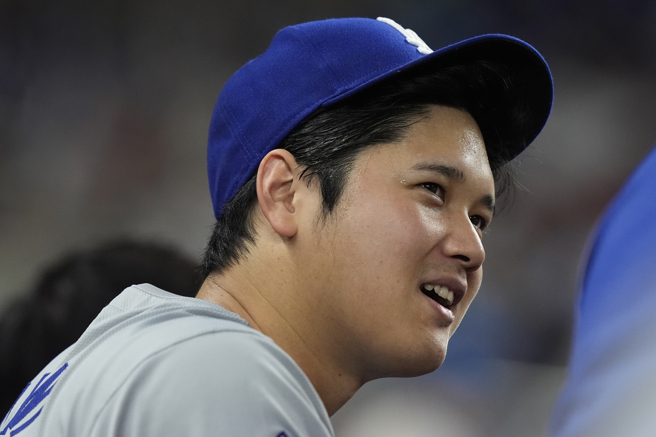 大谷挑战单季50轰50盗里程碑。（图／美联社）