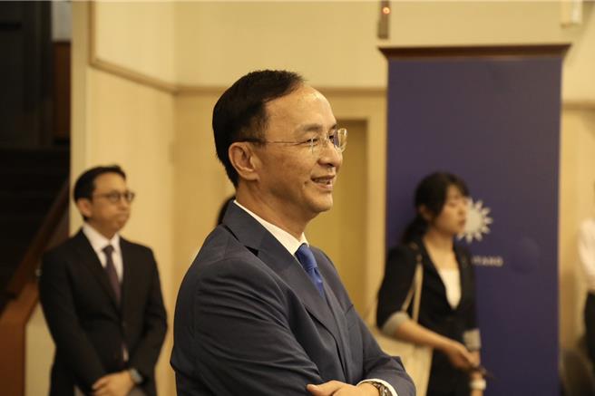 国民党主席朱立伦今出席国民党举办的立法实务研讨会。（文传会提供）