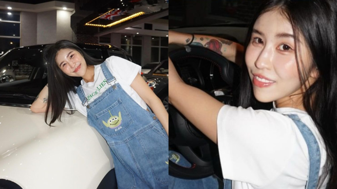 柔柔透露老公余祥铨承诺，考到驾照就直接奖励她一台汽车。（图／翻摄自柔柔 IG）