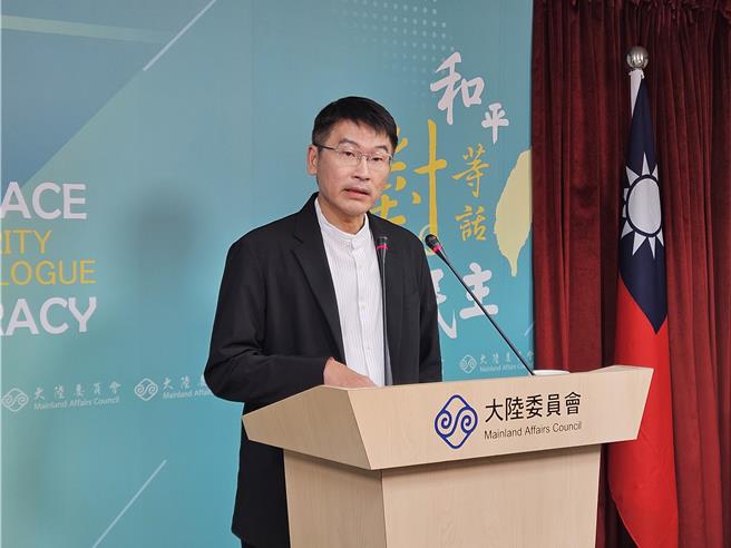 陸委會副主委梁文傑。（陳冠宇攝）