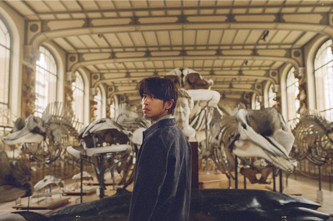 陈柏霖远赴法国，拍摄peter wu 2024秋冬形象影片。（peter wu提供／黄唯淯台北传真）