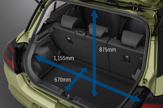 灵活多样的收纳机能与6/4分离式后座椅，让全新SWIFT在紧凑尺寸中，依旧能提供各种储物空间和合适的行李收纳。（TAIWAN SUZUKI提供／陈大任台北传真）