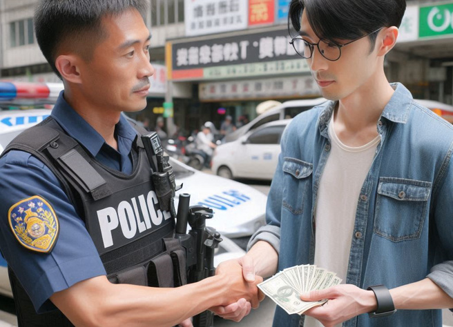 新北市一名38岁许姓男子，因涉嫌强制猥亵及性骚扰，遭当事人提告，竟涉嫌贿赂公务员以干预案件处理。（示意图、与本案无关／AI生成）