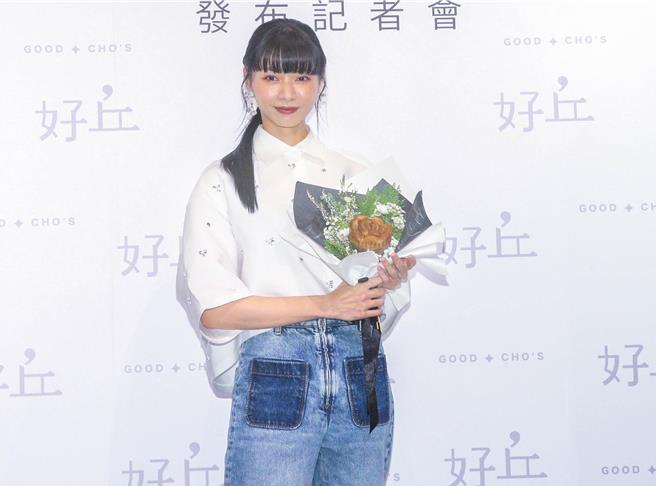 郭源元出席知名可颂新品发表会。（粘耿豪摄）