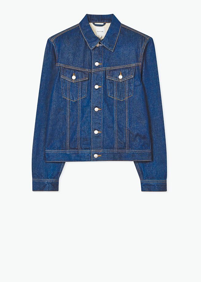 Paul Smith深色經典丹寧外套，1萬8800元。（Paul Smith提供）