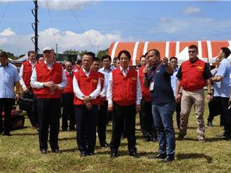   9國參與  賴清德嘉義視導防災日演練 