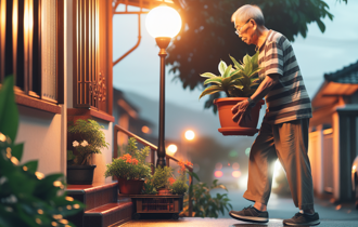 作息變化曝警訊！8旬翁反覆偷拿鄰居盆栽 經查患阿茲海默症