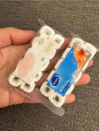 搶購的捲紙還沒手掌大！想撿便宜卻買到「小人國用品」