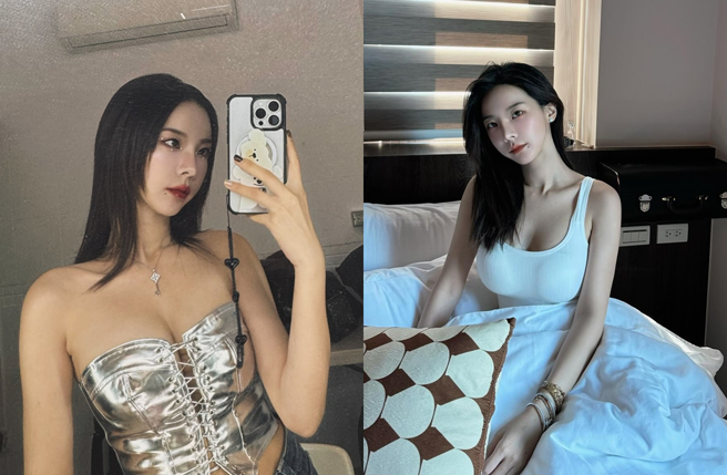 奎丁身材好，日前宣布要买房。（图／翻摄自zamy_ding IG）