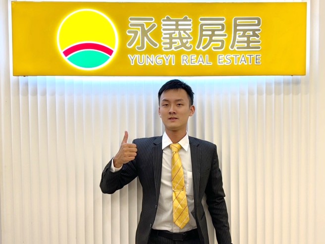 黄宥宏28岁就创业永义房屋，2年来已累积缔造9,000万元业绩！图片来源：永庆房产集团