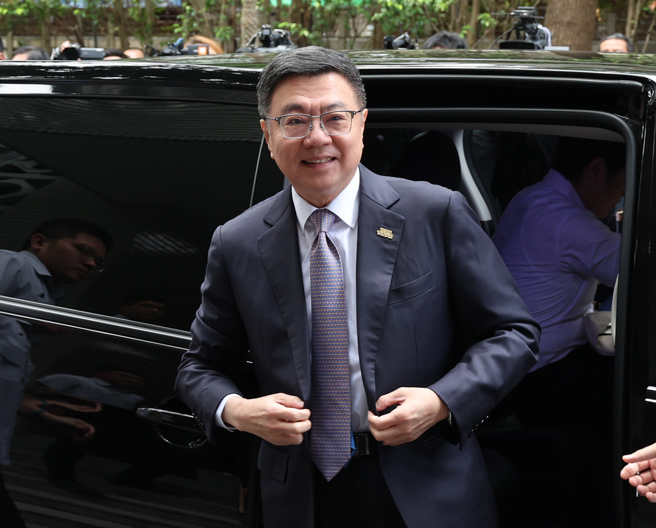 立法院20日新会期开议，行政院长卓荣泰前往施政报告并备询。（姚志平摄）