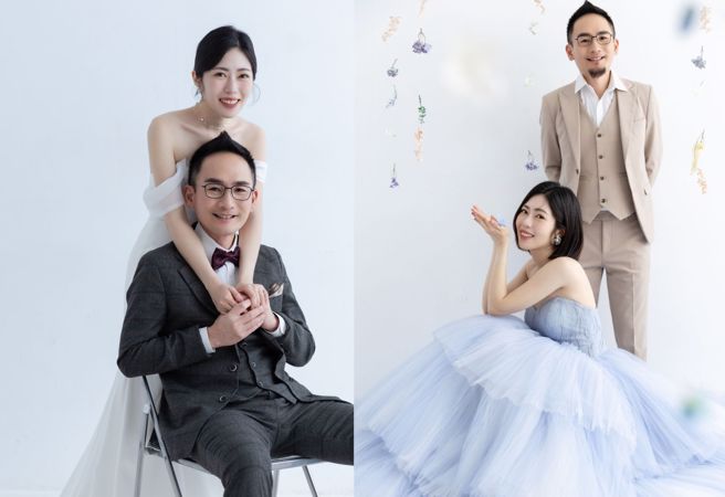 吴姝叡丈夫大她15岁，天天凌晨载她上下班。（图／吴姝叡脸书）