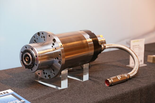 健椿與客戶開發晶圓切割機主軸，切入晶圓半導體產業。圖／健椿公司提供