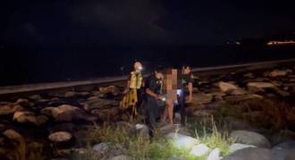 男子深夜徘徊太平洋公园险遭大浪吞噬 花莲警急救安抚助返家