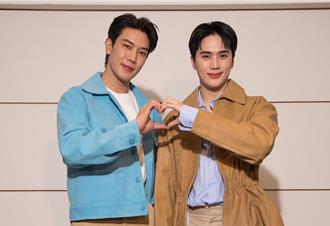 泰星Great、Inn來台遇大雨「同撐一把傘」看自演BL劇反應超害羞