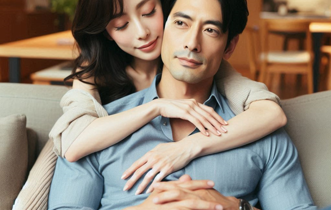 阿德於某日在桃園的錄音室內，以很累、須「充電」休息為由，要求小美讓他躺在大腿上。（示意圖、與本案無關／AI生成）