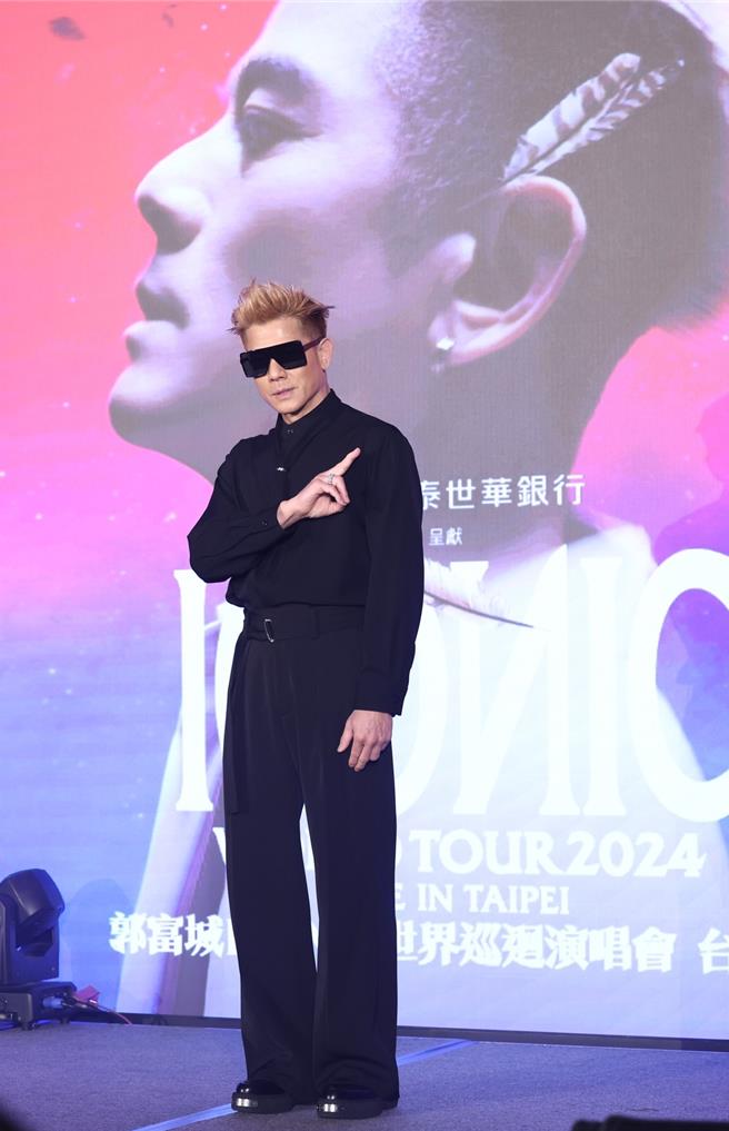 郭富城將於12月底在小巨蛋一連舉辦3場演唱會。（陳俊吉攝）