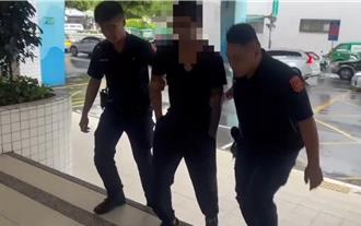 遗失皮包心情差？三重菜寮捷运站「月台看板」 遭男持灭火器砸毁