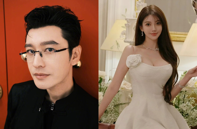 黄晓明日前认恋叶珂。（图／翻摄自黄晓明微博；翻摄自小红书）