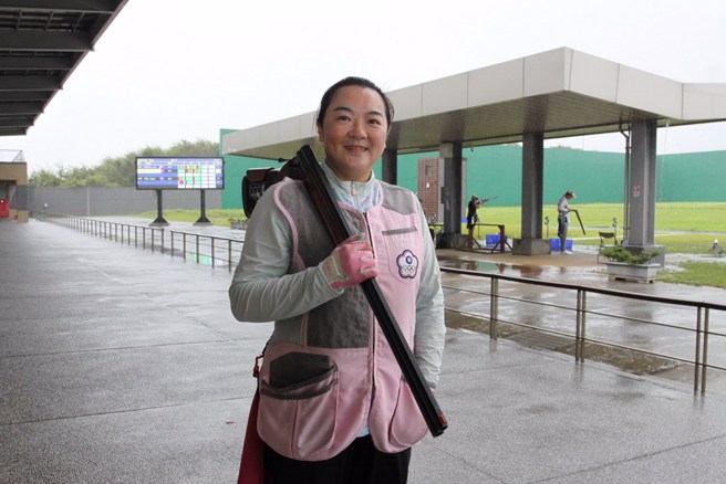 资深射击选手林怡君，坦言要打到打不动为止。(资料照／中华民国射击协会提供)