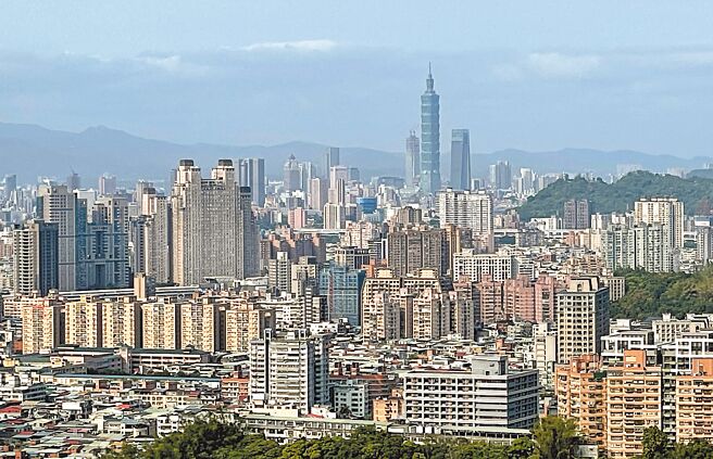 台北市2015年到2023年间，个人拥有4户房屋以上的大户，从1万1996户增加到1万4207户，成长18.4％。图为台北市区。（本报资料照片）