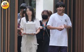 直击／源少年林毓家办私密19岁庆生趴　粉丝簇拥寿星成吉祥物