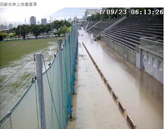 北市上午6時起開疏散門 基隆河基1至4疏散門、中山橋以下維持封閉