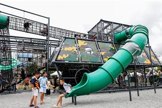 尖石首座「泰雅文化」特色公園開工「魚筌」滑梯成亮點