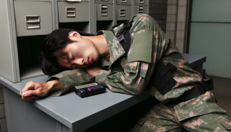 軍械室安全士官趴桌爽睡 後勤官查哨直擊！法辦結果出爐