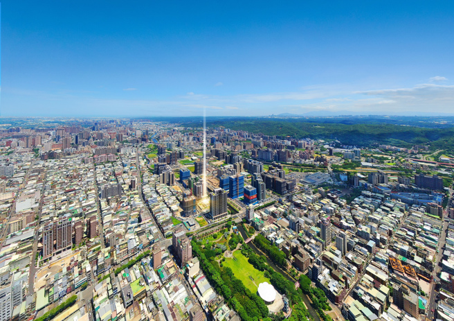 亚昕集团于桃园市中心的小桧溪重划区，即将公开第三期压轴匠作「亚昕森丰」。(图/业者提供)