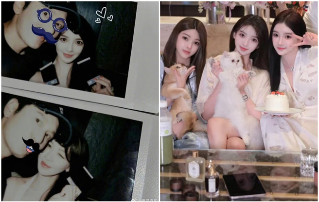 孙心娅(右图右)护叶珂，反而被网友嘲讽。（图／微博、小红书@孙心娅）